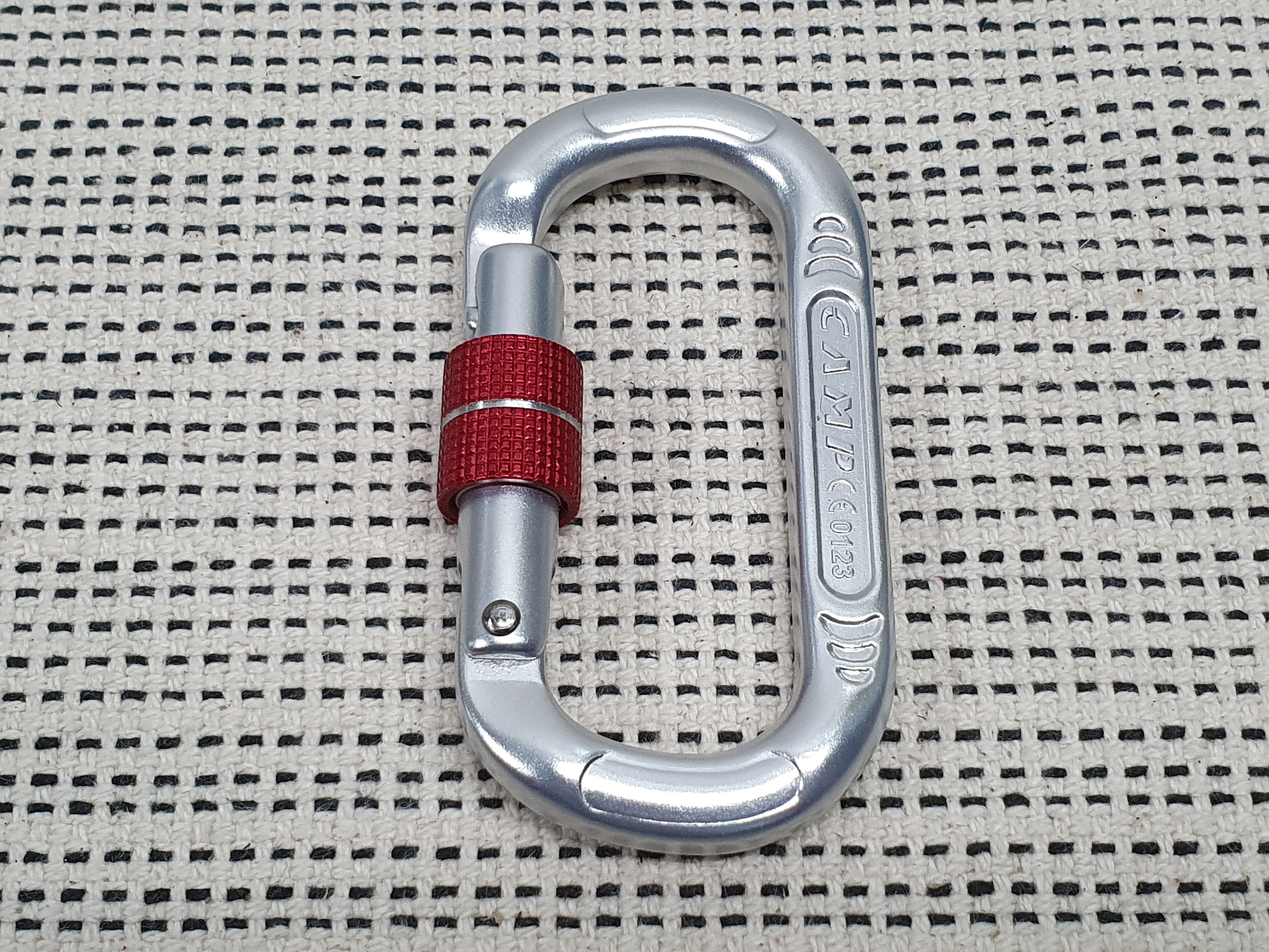 義大利CAMP - Oval Compact Lock O型有鎖鉤環,安全鉤環for溯溪/攀岩/溪降_沙蛙溯溪溪降裝備屋**本島滿千免運**