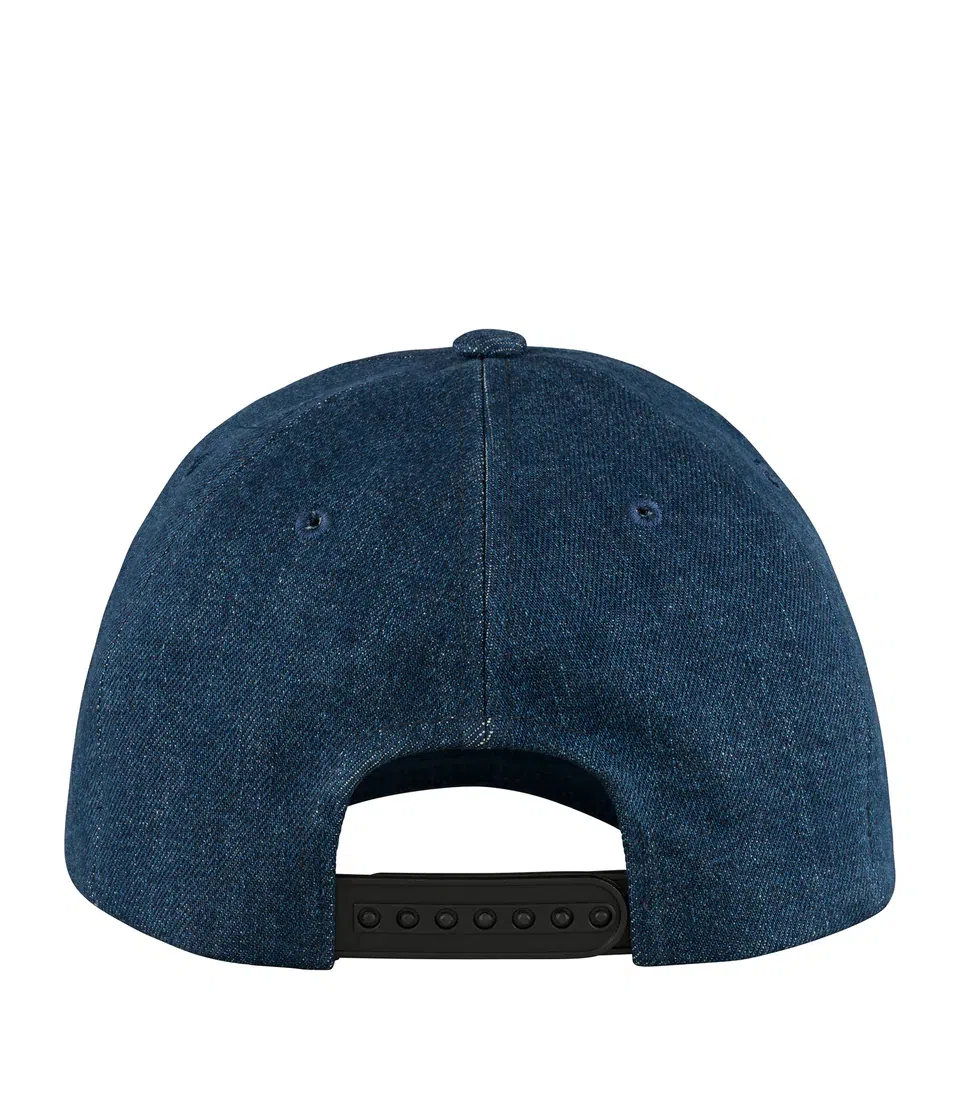 【預購】超強聯名 A.P.C. x Lacoste 限量聯乘系列 男女款 徽標單寧棒球帽 深藍