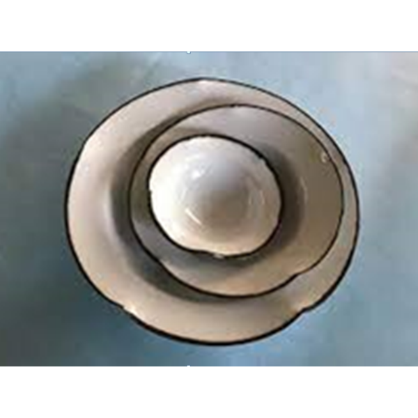 A white-glazed conical tea bowl, Tang dynasty 唐白釉斗笠茶盌
