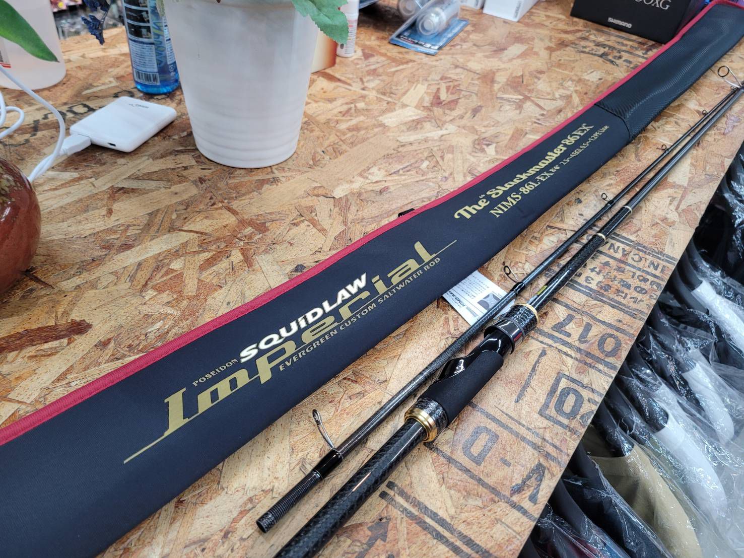 ロッド SQUIDLAW Imperial The Slackmaster86 Evergreen Squidlaw Imperial NIMS-86L-EX Slackmaster 86 EX – JDM