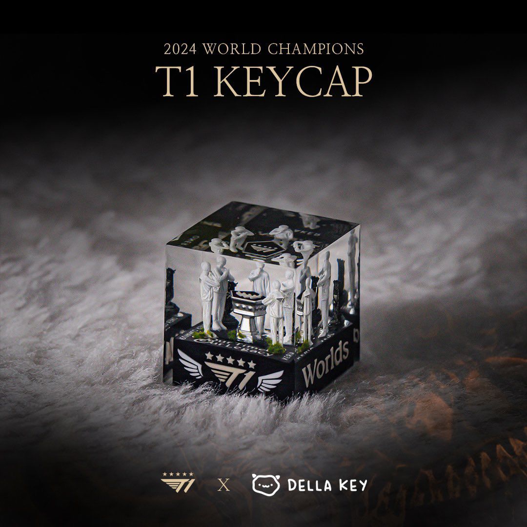木老闆👱🏻‍♀️[代購] T1 Worlds 2024 Champions Series冠軍周邊鍵帽_