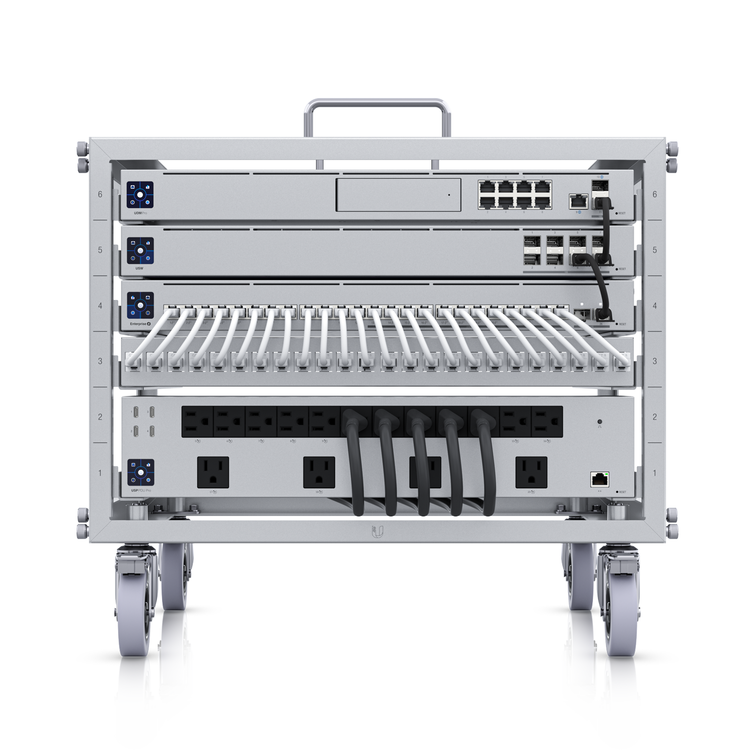 UniFi Toolless Mini Rack | U-Rack-6U-TL_凱文科技有限公司