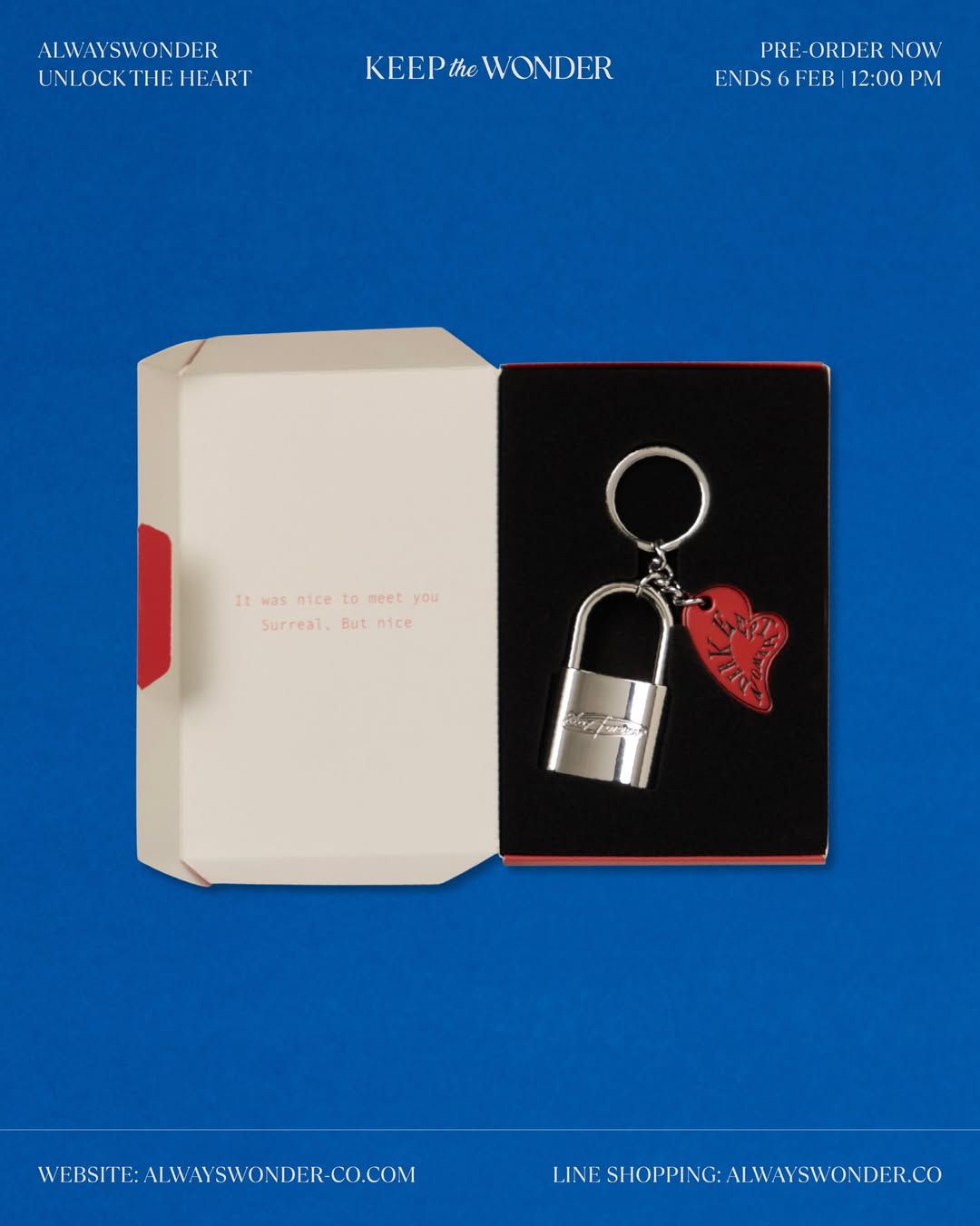 木老闆👱🏻‍♀[現貨] LINGORM聯名KEEP the WONDER系列周邊商品-鎖/鑰匙