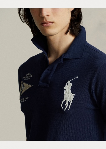 預購】限時特價！Polo Ralph Lauren 專櫃男款Big Pony 旗幟大馬網眼