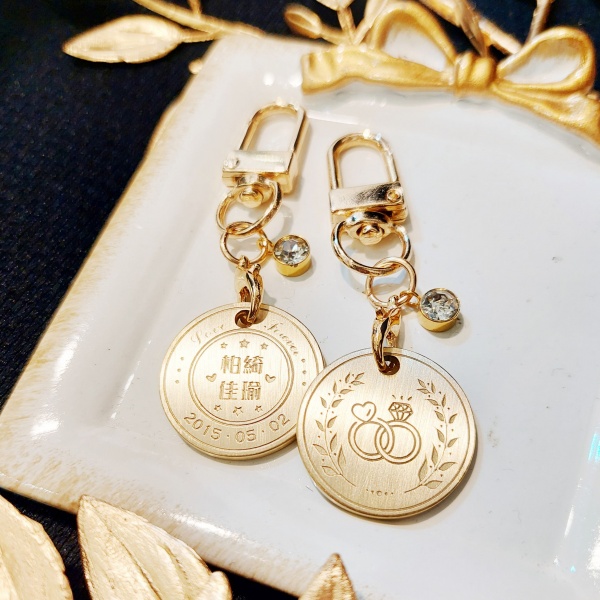 888小金幣吊飾_Golden Hour 母嬰紀念品訂製
