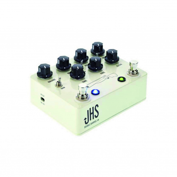 JHS Pedals Double Barrel V4 Overdrive 破音效果器_立恩樂器