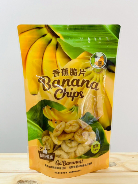 🍌香蕉研究所｜香蕉脆片｜黃金蕉｜天然香甜【3包入80g】_香蕉策略聯盟