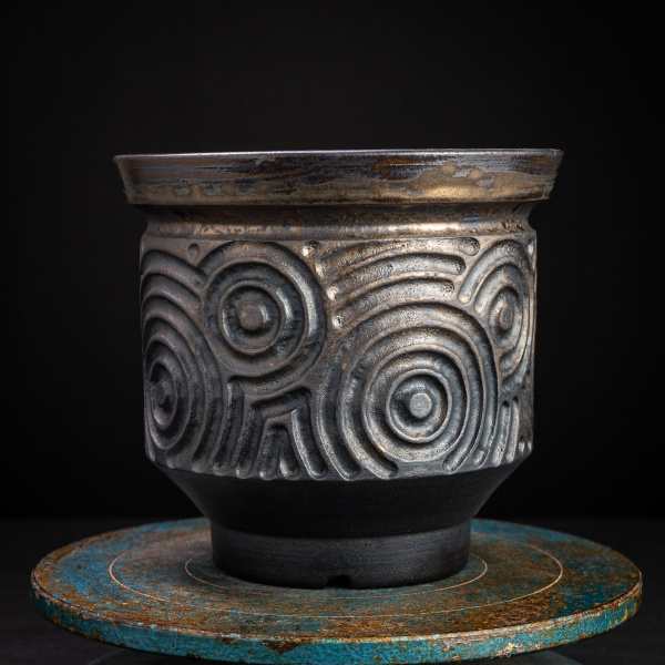 植木鉢 xiao.pottery / 蕭窯生活工作室 ブラウン 【公式通販】