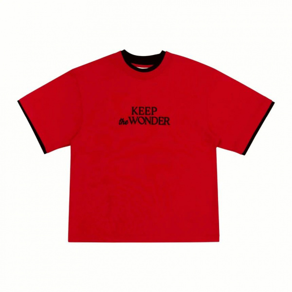 Lingorm Keep Wonder 赤いシャツ S サイズ 木老闆👱🏻‍♀[代購] LINGORM聯名KEEP the WONDER系列-always wonder