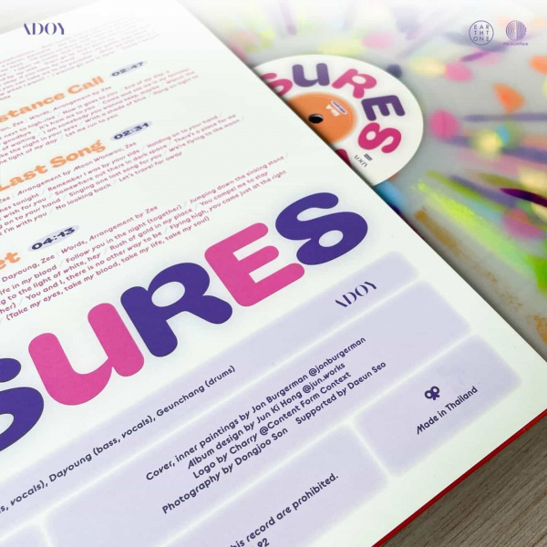 韓國ADOY - PLEASURES 限量彩膠_感傷唱片行
